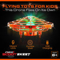 Force1 Scoot Skeet Mini Drone Electronic Shooting Game for Kids (Drone Only)- Hand Drones for Kids Compatible with Scoot Skeet LED Blaster,