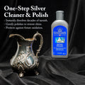 Goddard'S Silver Polish for Sterling Silver and Silver Plate, Liquid Cleaner and Polish for Silver Jewelry, Silverware, and Antiques - All-In-One