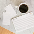Notsu Weekly Habit Tracker Notepad | Goals Planner Pad and Self Care to Do List | 50 Tear off Pages, 8.5â X 5.5â