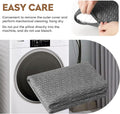 Small Shredded Memory Foam Pillow, Camping Pillow Travel Pillow - Compressible Medium Firm, Breathable Cover, Ideal Backpacking Hiking, Airplane