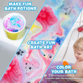 Lil' Bursts Mini Bath Bombs for Kids, 90 Count, Cosmic | Nontoxic | Tiny with a Burst of Color, Foam & Bubbles | Customize with Fun Colors |