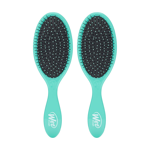 Wet Brush Original Detangler Hair Brush, Amazon Exclusive Aqua- Ultra-Soft Intelliflex Bristles-Detangling Hairbrush Glides through Tangles - All