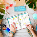 Ymumuda 2025-2026 Planner, 12-Month Daily Weekly Monthly Planner from JUL.2025 to JUN.2026, 8.4" X 6", Spiral Notebook with Stickers, Elastic
