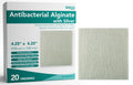 Areza Medical - Silver Alginate (Antibacterial Alginate with Silver) - Sterile - Wound Dressing Pads - 4.25" X 4.25" (10.8 Cm X 10.8 Cm) - 20 PCS