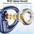 Kurdene Wireless Earbuds Bluetooth Headphones Sport,Over Ear Buds with Deep Bass Sound,60Hrs Playtime Earphones Redesigned Comfort Fit with
