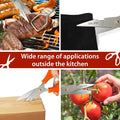 Kitchen Shears, Multi-Function Heavy Duty Dishwasher Safe Poultry Shears, Food Grade Stainless Steel Sharp Utility Scissors for Food, White