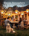 Homemory Solar Tea Lights Outdoor Waterproof, Dusk to Dawn Outdoor Lighting, Reusable LED Tea Light Candles for Lantern Garden Camping and Home
