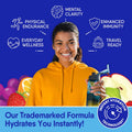 Gohydrate Instant Hydration Powder Packets - Low Sodium Electrolytes Drink Mix - Natural Hydration Support, Sugar Free Electrolyte Flavored Powder