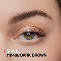 Wet N Wild Ultimate Eyebrow Makeup Kit, Long-Lasting Matte Brow Powder, Tweezers, Wax & Brush, Built-In Mirror, Purse-Friendly Compact - Dark Brown