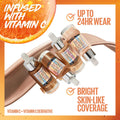Maybelline Super Stay up to 24HR Skin Tint, Radiant Light-To-Medium Coverage Foundation, Makeup Infused with Vitamin C, 120, 1 Count