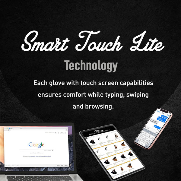 Indoor/Outdoor Touchscreen Gloves, Comfort Barrier, SILVER Thread