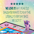 Monopoly Junior: Unicorn Edition Board Game | Magical-Themed Indoor Family Game | 2 to 4 Players | Preschool Games | Kids Gifts | Ages 5 and up