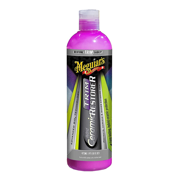 Meguiar'S Hybrid Ceramic Trim Restorer, Car Trim Plastic Restorer - 16 Oz Bottle