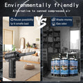 Compressed Air Duster-Cordless Air Blower-Electric Air Duster for Cleaning Keyboard Pc-Air Cleaning Kit-3 Speed Duster Cleaner with Led-Light-No