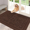 FONEYI Indoor Doormat, Front Back Door Mat 24"X36" Washable, Rubber Backing Non Slip Door Mats, Low-Profile Absorbent Entrance Doormat inside