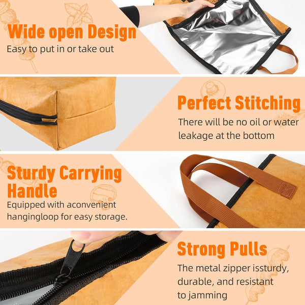 BBQ Blanket for Resting Meat,Smoker Accessories Meat Insulated Blanket, Reusable Grilling Meat Resting Bag with Wide Mouth for Large Brisket/Pork