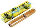 Chicwrap Lemon Refillable Plastic Wrap Dispenser - Includes 12" X 250' Roll Professional Grade Disposable Plastic Wrap - Reusable Dispenser