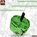Graintex 18 Pockets Grab Bag Rip-stop Canvas Drawstring Closure, Small Part Organizer Pouch, Small Tools, Screws, Parts, Parachute Tool Bag for