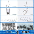 Carbon Steel Fishing Hooks 500Pcs/90Pcs, Circle Hooks Assortment for Saltwater Freshwater Ice Fishing, Salt Water Fish Hooks for Catfish Trout