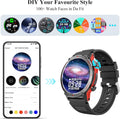 Smart Watch, 1.43''AMOLED 45Mm Military Smartwatch Men Women Answer/Make Call, Digital Fitness Watch, 110+ Sports, Blood Pressure, Heart Rate,
