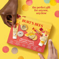Burt'S Bees Gifts Ideas, Tips and Toes Kit, 6 Travel Size Products - Pomegranate Moisturizing Lip Balm, 2 Hand Creams, Foot Cream, Cuticle Cream,