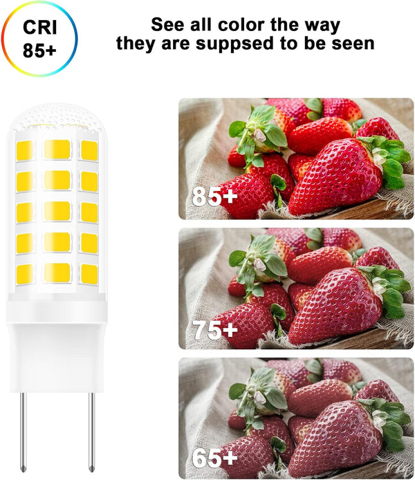 G8 Led Bulb Dimmable for GE Microwave Oven, 120V 50W Kitchen over Stove Light/Surface Light Bulb for GE over the Range Microwave Hood, Replaces