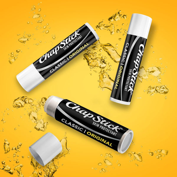 Chapstick Classic Original Lip Balm â Moisturizing Lip Care for Dry, Cracked Lips, 0.15 Oz Ea