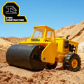 Tonka Steel Classics - Steam Roller - Made with Steel, Yellow Toy Truck, Boys and Girls, Toddlers Ages 3+, Big Construction Truck, Birthday Gift,
