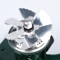 Biswing 1 Pack Lawn Sprinkler, Heavy Duty Metal Square Garden Sprinkler, 360 Degree Large Area Irrigation, Connectable Rotating Automatic Water