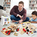 STEM Kits for Kids Ages 8-10, Remote Control Car Model Building Kit for Boys 8-12, Wooden 3D Puzzles 8-13, Wood Science Crafts Projects, STEM Toys