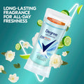 Degree Advanced Protection Antiperspirant Deodorant Shower Clean for 72-Hour Sweat & Odor Control for Women, with Body Heat Activated Technology,