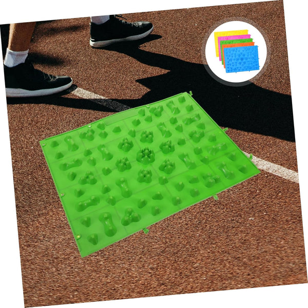 SUPVOX 5Pcs Foot Reflexology Training Mat Acupressure Pad for Foot Massage Toe Pressure Massager for Muscle Relaxation and Relief