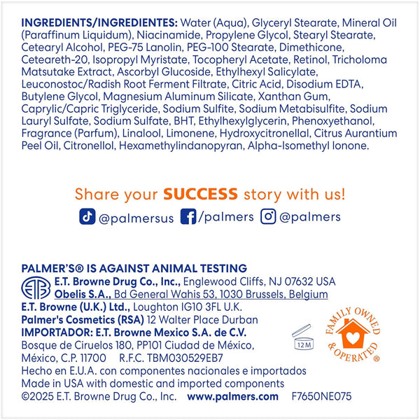 Palmer'S Skin Success Anti-Dark Spot Fade Cream for Dry Skin, 4.4 Ounce