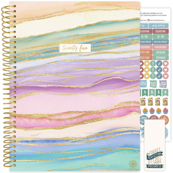 Bloom Daily Planners 2025 Planner (8.5" X 11") Calendar Year Day Planner (January 2025 - December 2025) - Weekly & Monthly Agenda Organizer with