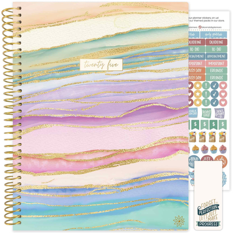 Bloom Daily Planners 2025 Planner (8.5" X 11") Calendar Year Day Planner (January 2025 - December 2025) - Weekly & Monthly Agenda Organizer with