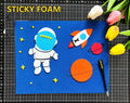 MEARCOOH Self Adhesive Foam Sheets, 10 Colors 9X12 Inch 2Mm Sticky Eva Foam Paper for Crafts Cardmaking Photo Frames Classroom Scrapbooking