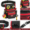 Tool Belt,Magnetic Tool Pouch,14-Pockets Tool Belts for Men,Detachable & Adjustable Tool Pouch Belt for Electrician,Carpenter,Construction,Work