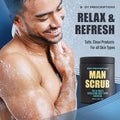 Body Prescriptions MenâS Exfoliating Body Scrub â Ultimate Skin Cleansing Wash in Jar with Twist-Top Lid, for All Skin Types, 21 Ounce (Pack of