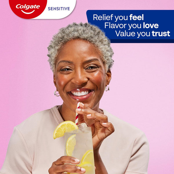 Colgate Sensitive Toothpaste with Whitening, Prevent and Repair, 6 Ounce, 3 Pack