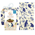 Bee'S Wrap Beeswax Wraps for Food - Bees + Bears 3 Pack (2M 1 Sandwich) Made in USA Reusable & Organic Food Wraps, Sandwich Wrap - Eco-Friendly