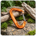 Freskaro 5Pcs Nano Carabiner Clips, 8Kn 1798Lbs, Small Sturdy, Reliable Time-Tested Strong Spring Wiregate, Mini Size 2.37Inch, Choice of 5Colors