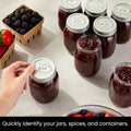 Juvale 300 Piece Dissolvable Labels for Food Storage Containers and Mason Jars, Stickers in 8 Designs for Labeling Kitchen and Pantry Canning Jar