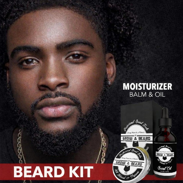 Beard Brush, Beard Comb, Beard Oil, & Beard Balm Grooming Kit for Men'S Care, Travel Facial Hair Set for Growth, Styling, Shine & Softness, Great
