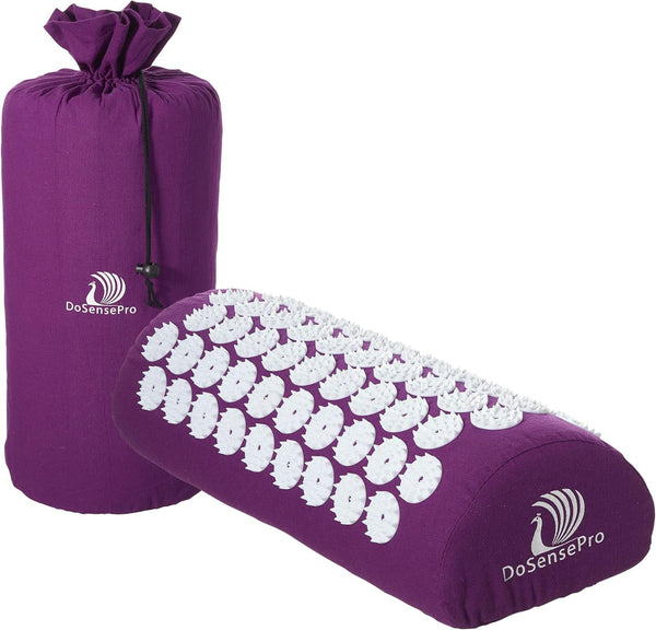 Acupressure Pillow - Acupuncture Massage Pillow for Neck Tension, Pain Relief, Headaches and Migraines - Ideal Shoulder, Head, Legs, Lower Back &