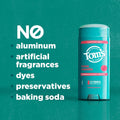 TomâS of Maine Rose Vanilla Aluminum Free Natural Deodorant for Women & Men | Goes on Clear | Odor & Wetness Protection | Naturally Derived and