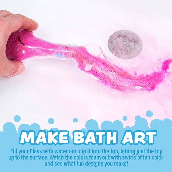 Tub Works® Kids Bath Bomb Potion™ Bath Toy, Variety 6 Pack | Nontoxic | Fizzes, Foams & Bubbles with an Eruption of Color | Interactive Bath Bombs