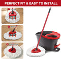 3 Pack Mop Replacement Heads for O-Ceda Mop Replace Head Easywrin Spin Mop Heads Replacements, Microfiber Spin Mop Refills, Easy Cleaning Mop Head