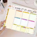 Weekly Planning To-Do-List Pad, 52 Undated Sheets for Daily To-Do Lists, Habit Tracking, Academic Scheduling, and Productivity Goals - Perfect for