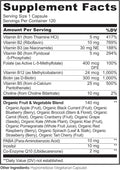 NATURELO Vitamin B Complex with Methyl B12, Methyl Folate, Vitamin B6, Biotin plus Choline, Coq10, and Fruit & Vegetable Blend - Supports Energy &