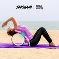 Shogun Yoga Wheel Roller for Back Pain Relief - Back Roller Stretching Device for Spine Stretching, Improved Flexibility & Mobility